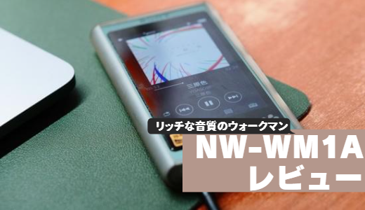 【SONYの技術の集大成】リッチな音質のウォークマン　NW-WM1Aをレビュー